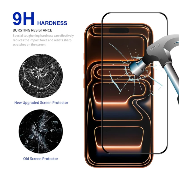 Boom of Sweden - [2-Pack] BOOM iPhone 17 Pro Max/16 Pro Max Härdat Glas Skärmskydd