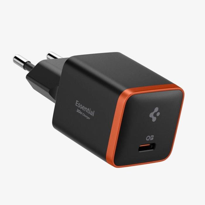 UTGATT - Spigen Snabbladdare 30W EE301EU Arcstation Essential - Svart