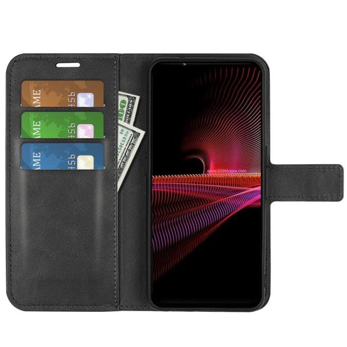 A-One Brand - Sony Xperia 1 IV Plånboksfodral Flip Folio - Svart