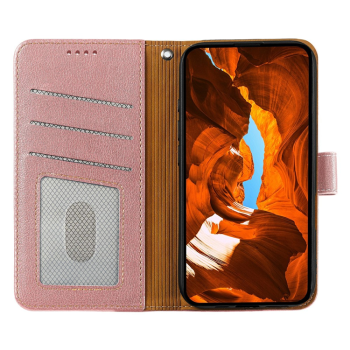 A-One Brand - OnePlus 15 Plånboksfodral RFID Blocking Litchi Läder