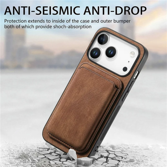 A-One Brand - iPhone 17 Pro Max Mobilskal Retro Detachable - Lila