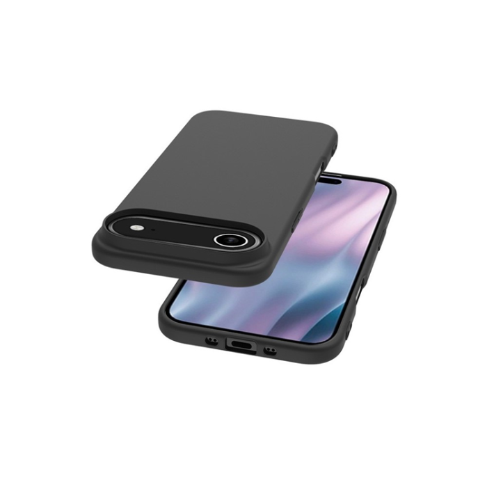 A-One Brand - iPhone 17 Air Mobilskal Soft Matte - Svart