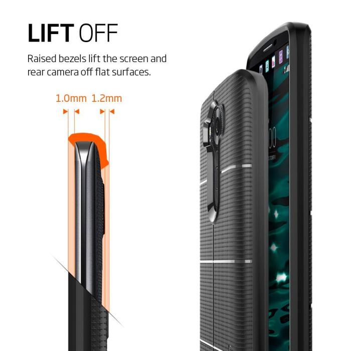 UTGATT5 - SPIGEN Rugged Armor Skal till LG V10 - Black