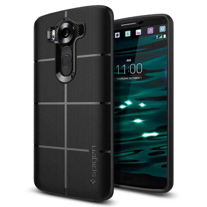 UTGATT5 - SPIGEN Rugged Armor Skal till LG V10 - Black