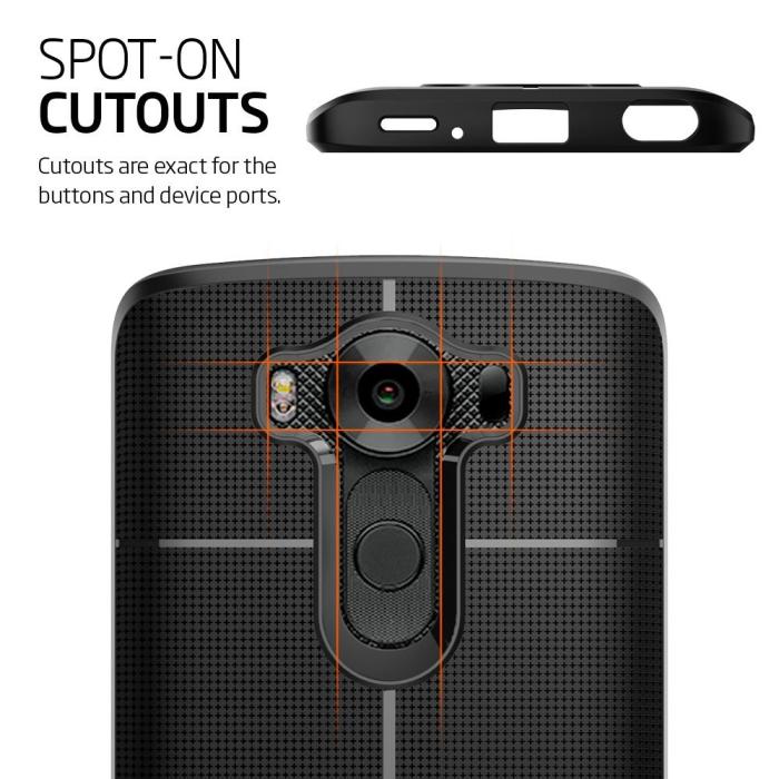 UTGATT5 - SPIGEN Rugged Armor Skal till LG V10 - Black