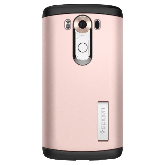 UTGATT5 - SPIGEN Slim Armor Skal till LG V10 - Rose Gold