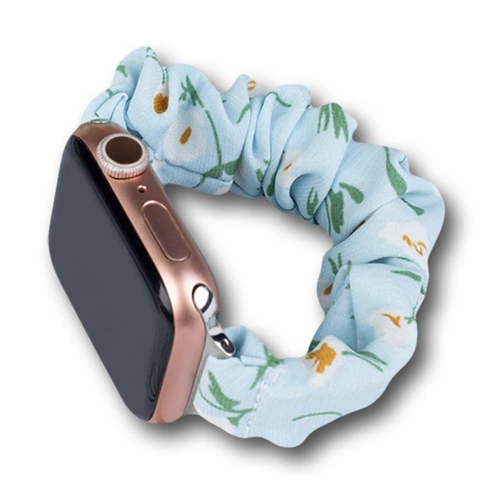OEM - Apple Watch 2/3/4/5/6/7/SE (38/40/41mm) Armband Tyg - Blå