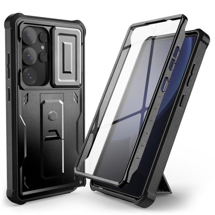 Tech-Protect - Tech-Protect Galaxy S25 Ultra Mobilskal Kevlar Cam Plus - Svart