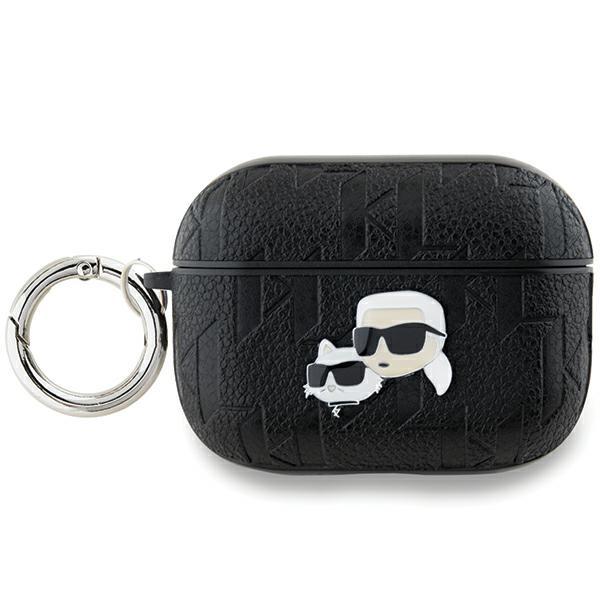 Karl Lagerfeld AirPods Pro 2 Skal Monogram Choupette Head Svart