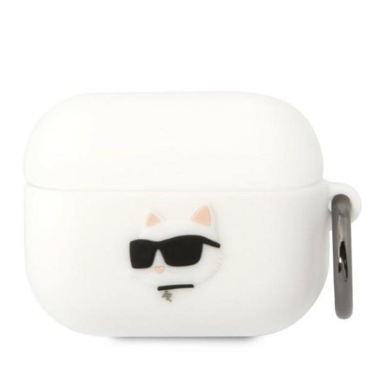 Karl Lagerfeld AirPods Pro Skal Silicone Choupette Head 3D - Vit | 2353 | AlltMobil