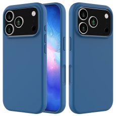 A-One Brand - iPhone 17 Pro Mobilskal Liquid Silikon - Blå