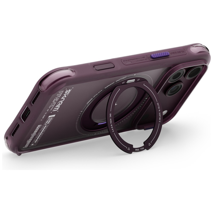 Skinarma - Skinarma Mobilskal För iPhone 18 Pro Max/17 Pro Max Magsafe Atlas - Burgundy
