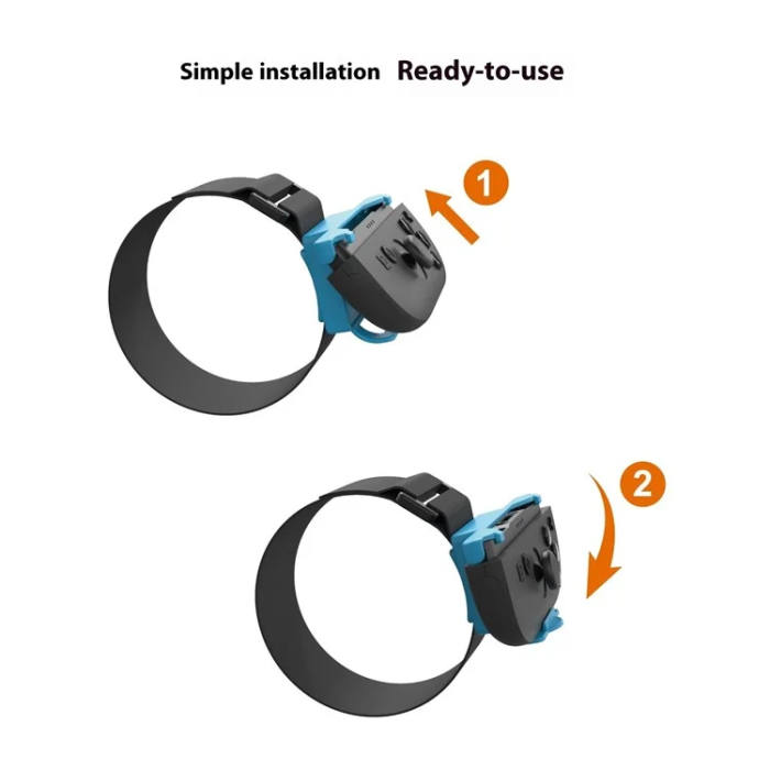 PGTECH - PGTECH 2st Nintendo Switch 2 Joy-Con Sportarmband - Blå/röd