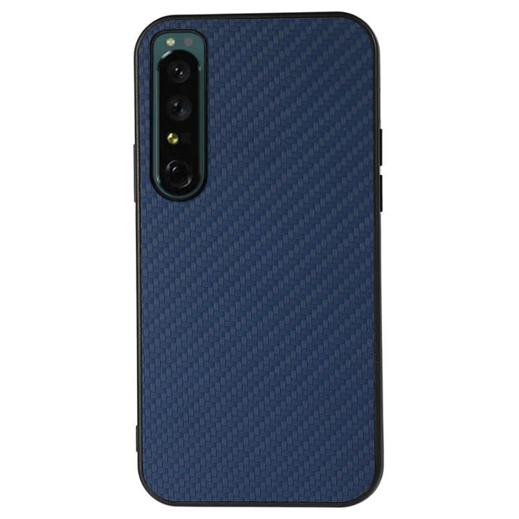 Sony Xperia 1 IV Skal Carbon Fiber Drop-proof - Blå | 2353 | AlltMobil