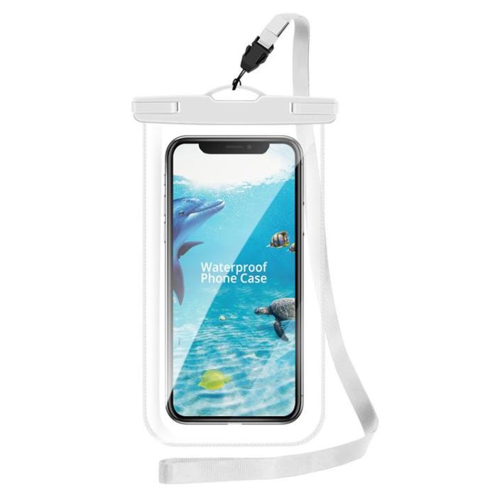 [1-Pack] Universala Vattentät Mobilväskor - Transparent
