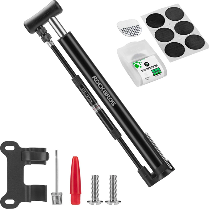Rockbros - Rockbros Fotcykelpump - Svart