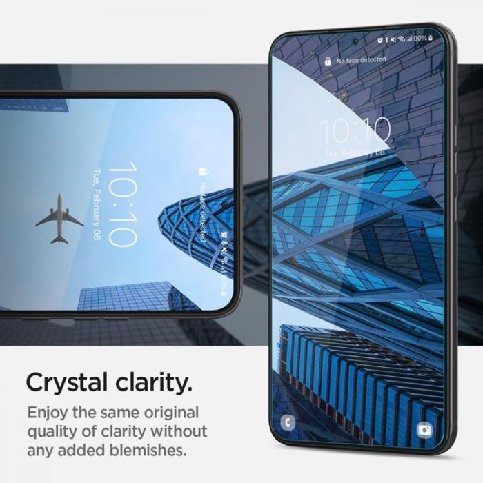 Spigen - Spigen 2-Pack Neo Flex Härdat Glas Skärmskydd Galaxy S22 - Transparent
