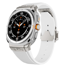 A-One Brand - Galaxy Watch Ultra 47mm Armband Titanium Connector - Vit