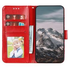 OEM - Samsung Galaxy A37 Pl&aring;nboksfodral Konstl&auml;der Mandala M&ouml;nster - R&ouml;d