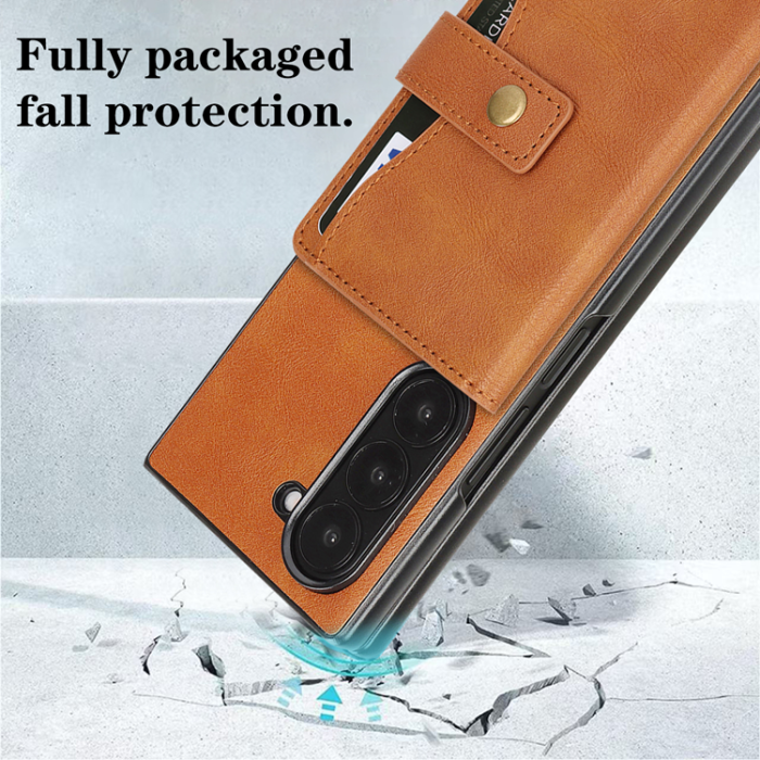 A-One Brand - Galaxy Z Fold 7 Mobilskal MagSafe Detachable Korthållare Kickstand