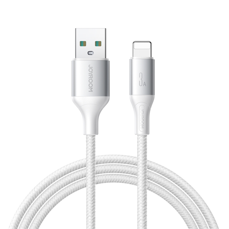 Joyroom USB-A till Lightning kabel 3A 1m Flash - Vit | 3541 | AlltMobil