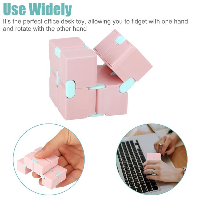 UTGATT5 - Infinity Cube Sensory Fidget Anti-stress - Rosa