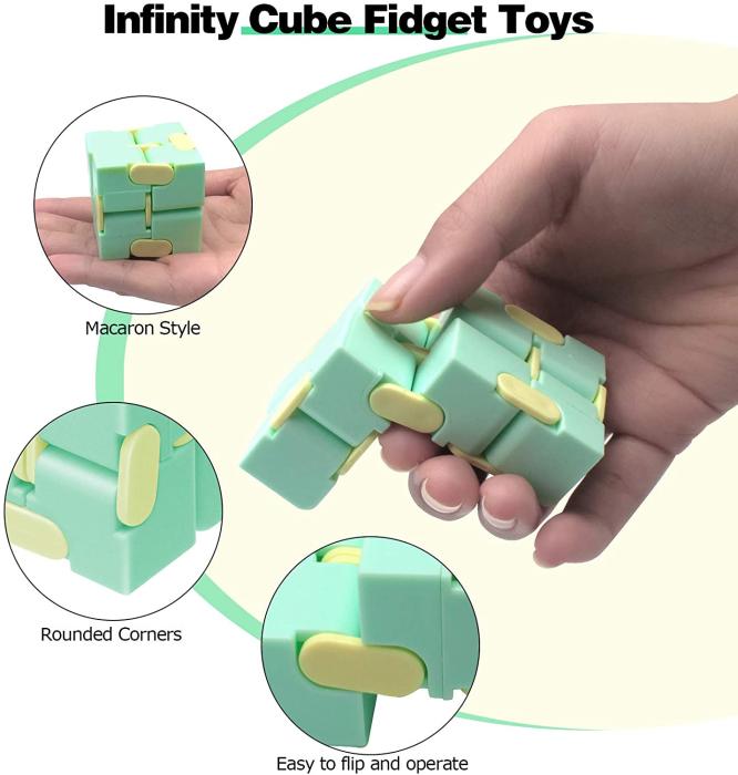 UTGATT5 - Infinity Cube Sensory Fidget Anti-stress - Rosa