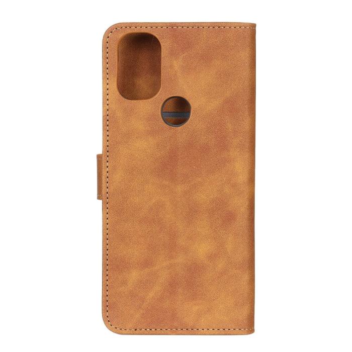 KHAZNEH - KHAZNEH Plånboksfodral för OnePlus Nord N100 - Brun