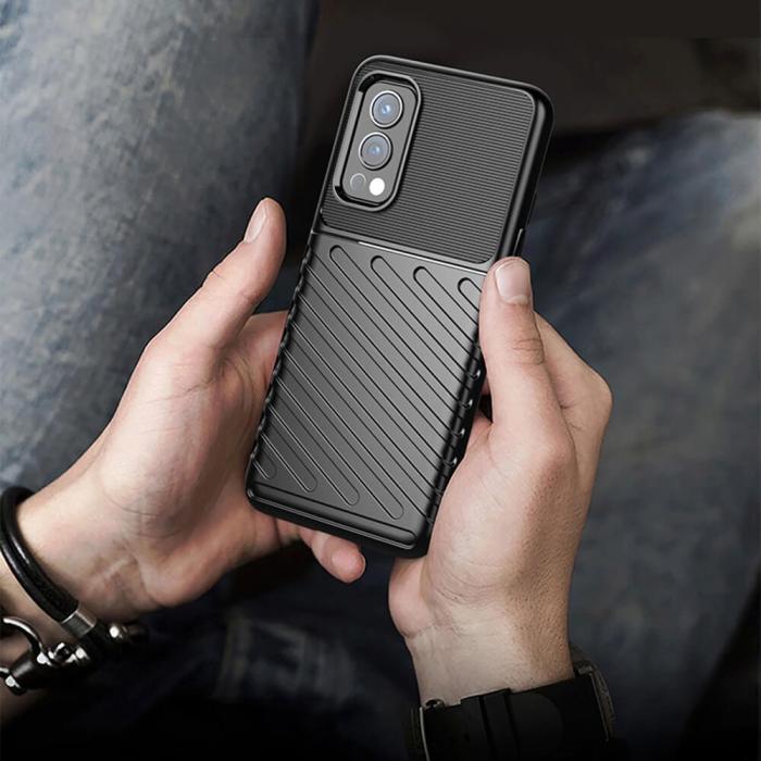 OEM - Twill Thunder Skal till Oneplus Nord 2 5G - Svart