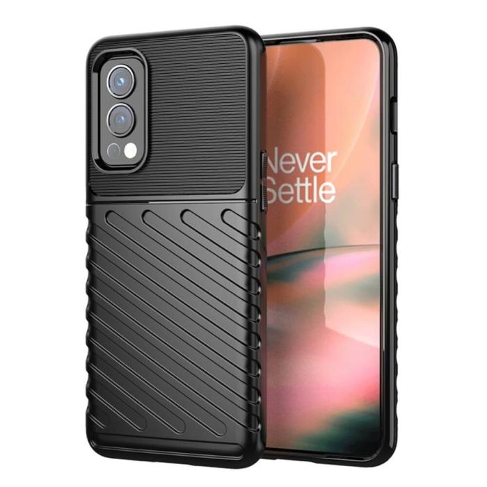 OEM - Twill Thunder Skal till Oneplus Nord 2 5G - Svart