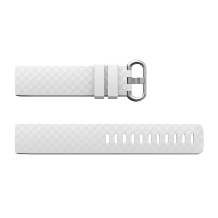 A-One Brand - Fitbit Charge 4/3 Armband Silikon - Vit