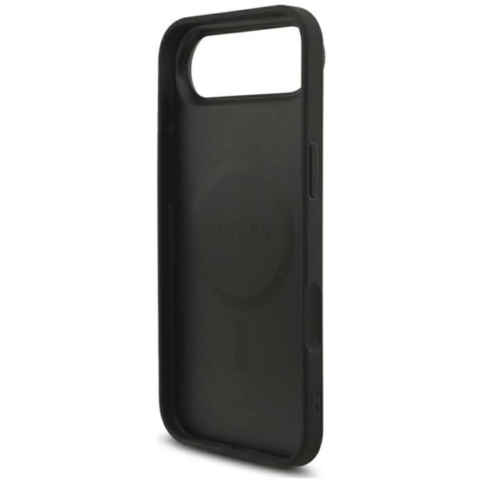 Guess - Guess iPhone 17 Air Mobilskal MagSafe 4G Strap Triangle Logo - Svart