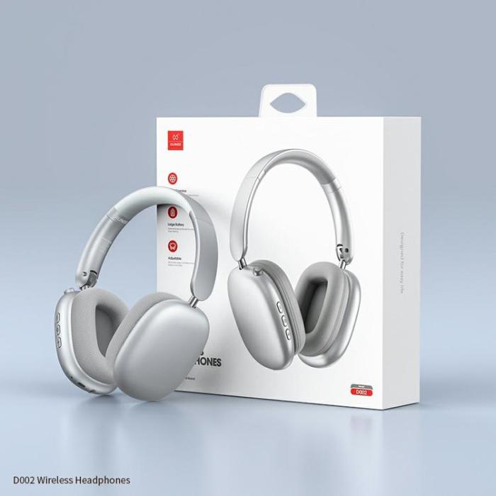 XUNDD - XUNDD Over-Ear Trådlösa Hörlurar Bluetooth Hoppbara D002 - Silver