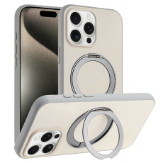 A-One Brand - iPhone 15 Pro Mobilskal MagSafe Rotary Kickstand Skin Touch