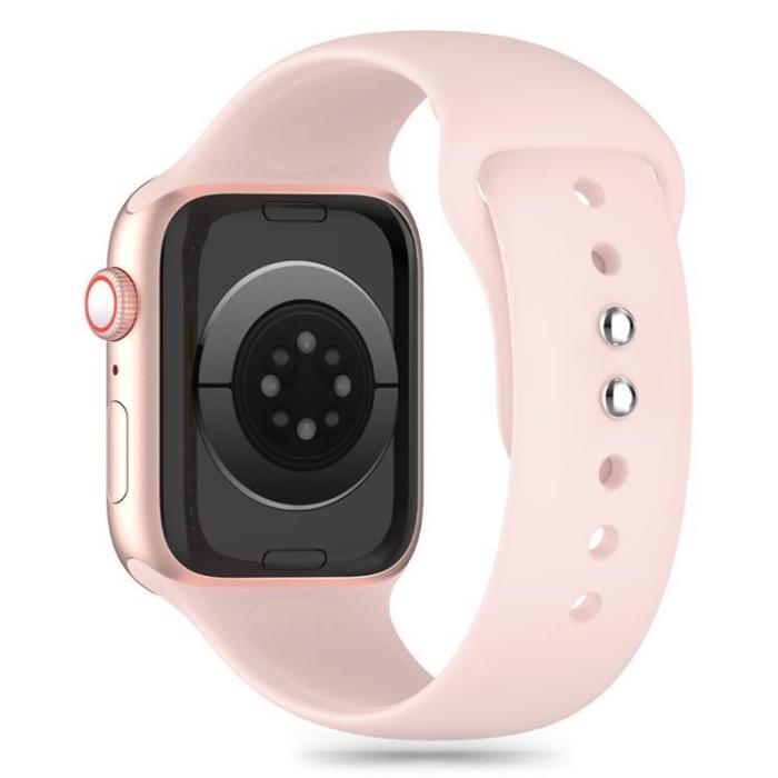 Tech-Protect - Tech-Protect Apple Watch 4/5/6/7/8/9/10/SE (40/41/42 mm) Armband Silikon - Rosa
