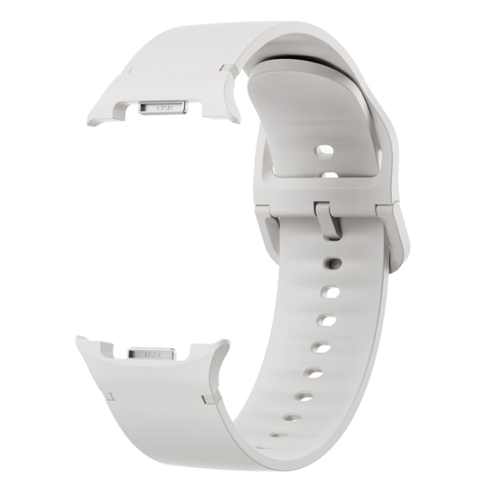KALEBOL - Kalebol Galaxy Watch 8 (40/44/46mm) Armband Silikon - Vit