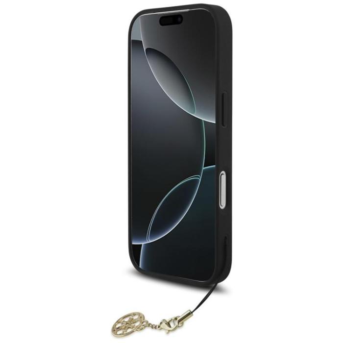 Guess - Guess iPhone 17 Pro Mobilskal MagSafe 4G Charms Collection - Svart