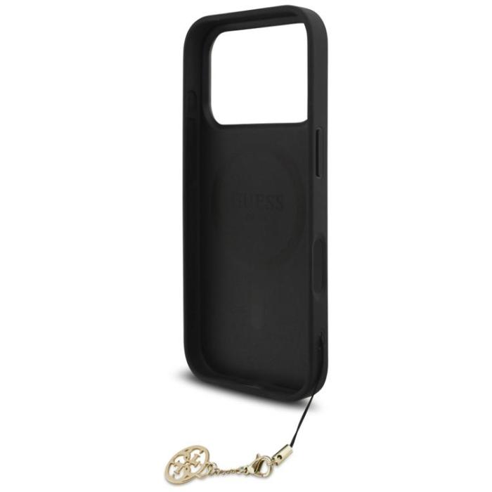 Guess - Guess iPhone 17 Pro Mobilskal MagSafe 4G Charms Collection - Svart