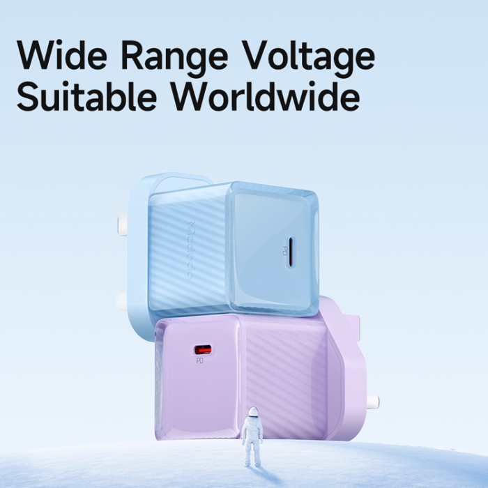 Mcdodo - MCDODO GaN Snabbladdare 20W USB-C UK PD CH-376 - Lila