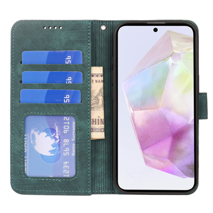 A-One Brand - OnePlus 15 5G Plånboksfodral Striped Texture Läder