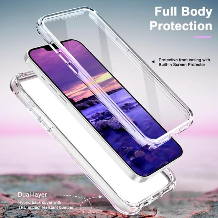 OEM - iPhone 14 Plus Skal 360 Marble - Rosa