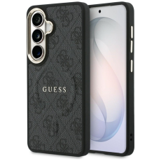 Guess - Guess Mobilskal F&ouml;r Galaxy S26 MagSafe 4G Embossed Ring - Svart