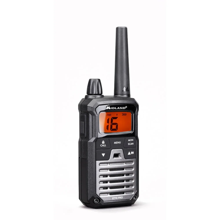 MIDLAND - Midland Walkie Talkie XT70 Pro Duo - Svart/Mörkgrå