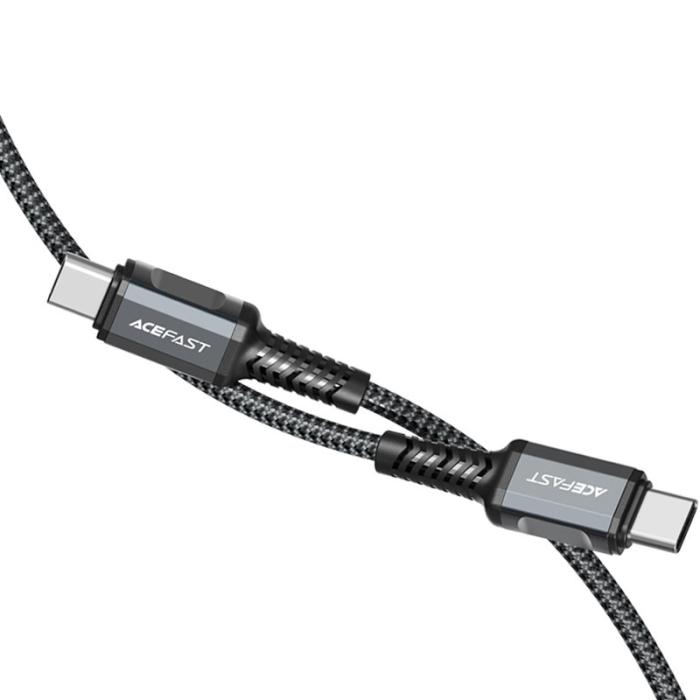 Acefast - Acefast USB-C till USB-C 60W 1.2m - Grå