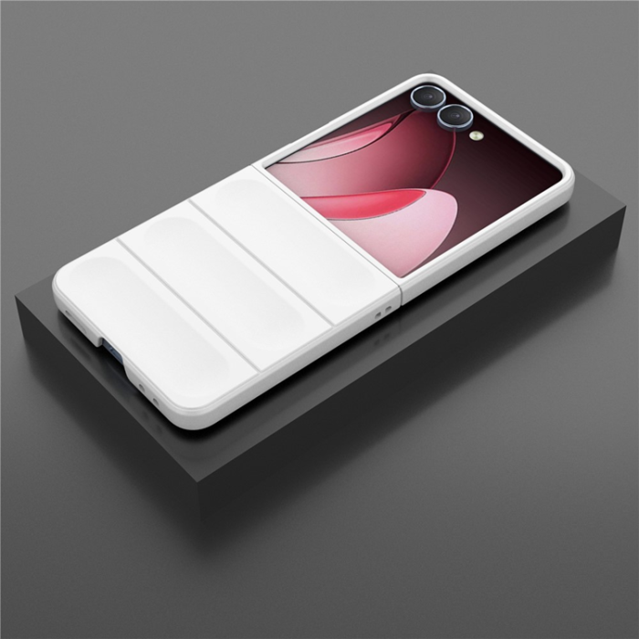 A-One Brand - Galaxy Z Flip 7 Mobilskal Anti-Drop TPU Rugged - Vit