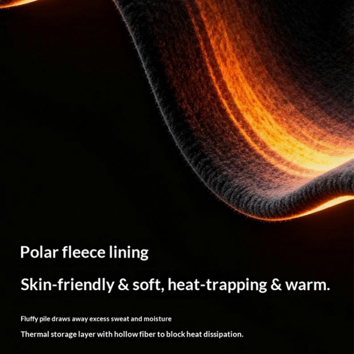 A-One Brand - Varma Handskar Cykel Vindtäta Anti Slip Fleece DB83 - Svart