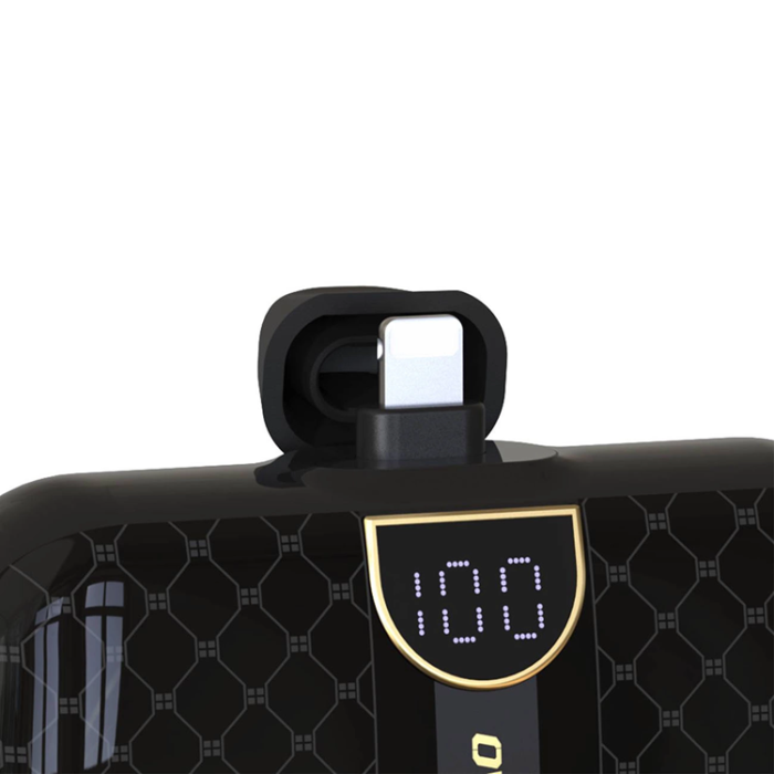 Dudao - Dudao Mini Powerbank 5000mAh med Lightning kontakt - Svart