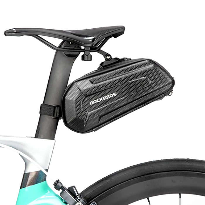 Rockbros - Rockbros B69 Cykelsadelväska 1,8L med Lätt Släppsystem - Svart