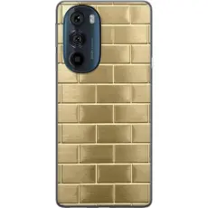 Gustaf - Mobilskal till Motorola Edge 30 Pro med Gyllene Murstenar