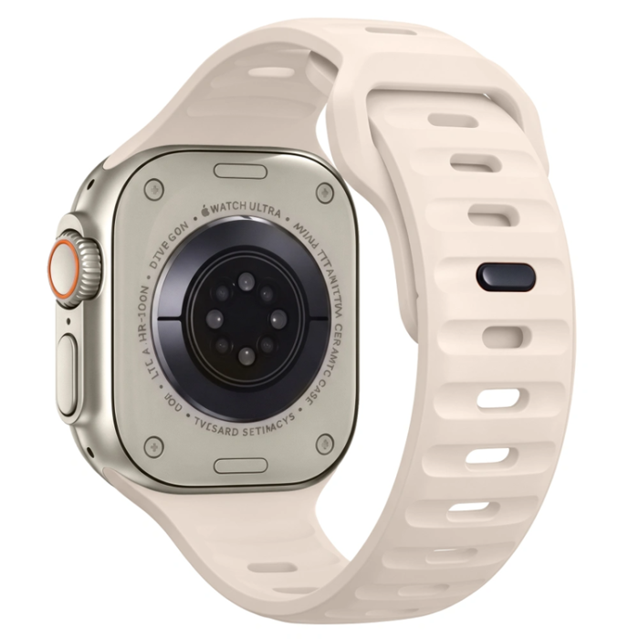 Tech-Protect - Tech-Protect Armband För Apple Watch (44/45/46/49mm) Silikon Line - Stone